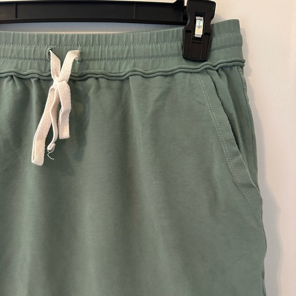 Large Polagram Drawstring sage comfy Skirt - Picture 4 of 7